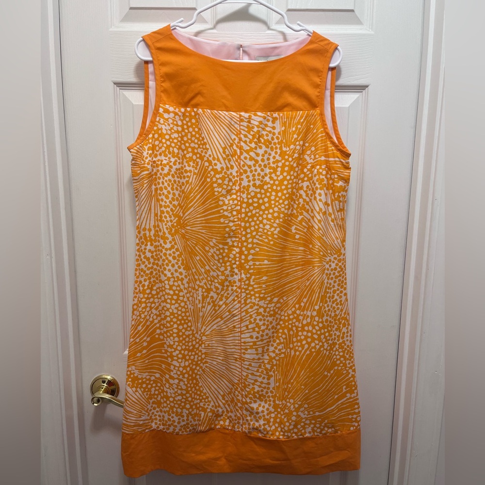 Don Caster Silk, Cotton, & Linen Shift Dress Size 12